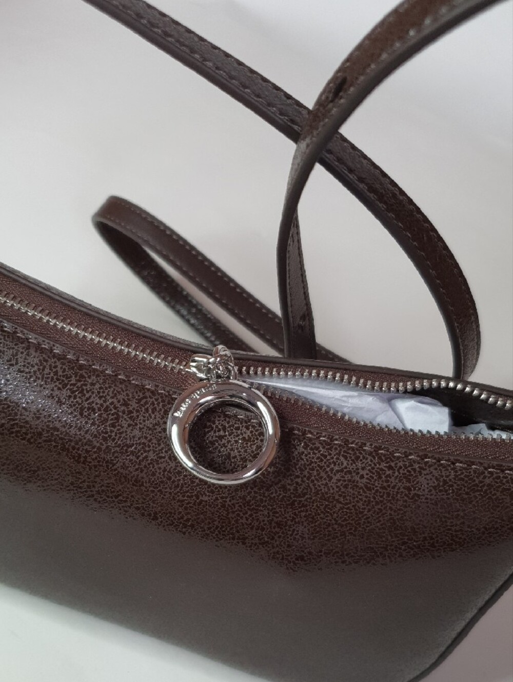 Kate Spade Halo Glazed Leather Crossbody Bag  NWOT + FREE GIFT - Picture 14 of 15